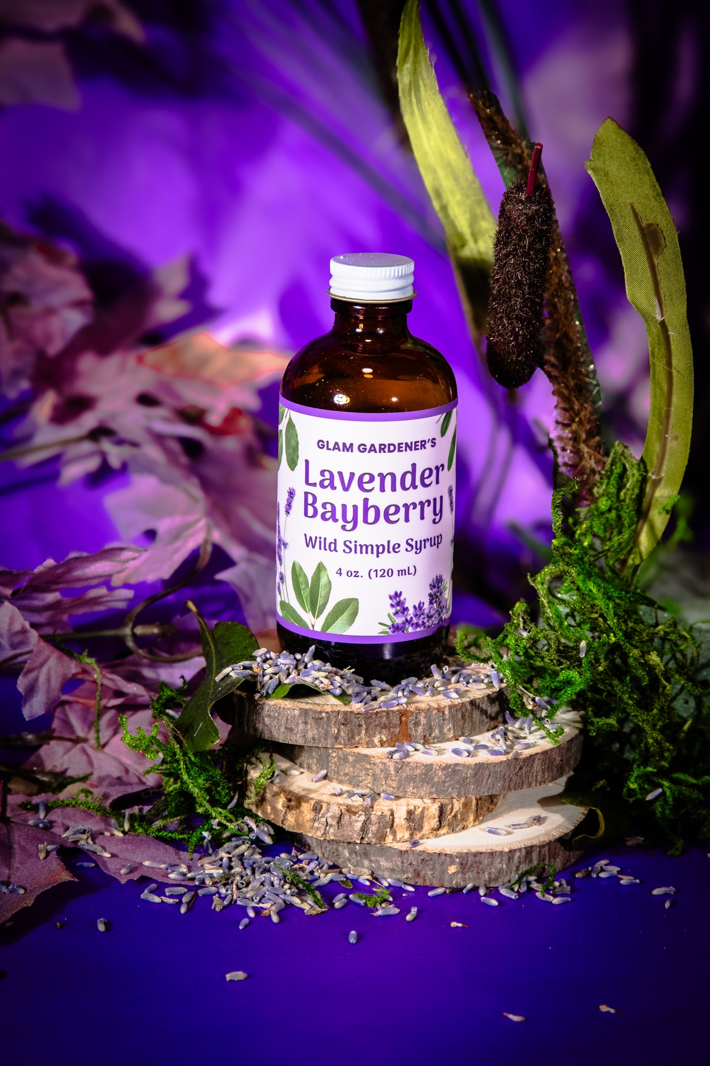 LAVENDER BAYBERRY • Wild Simple Syrup: a wildcrafted & organic liquid sweetener