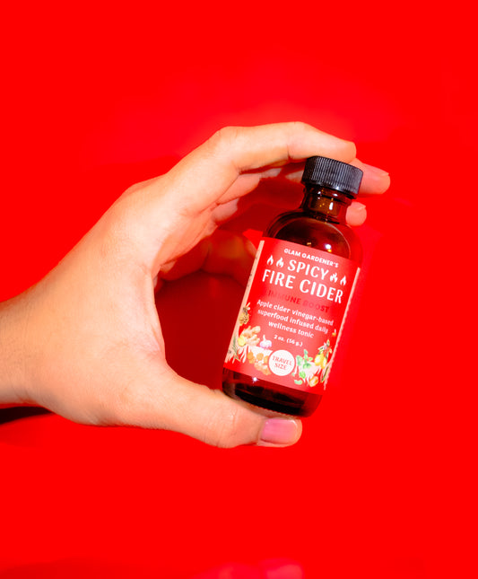 Fire cider MINI • Superfood infused daily wellness tonic with American honey, wild plants, and organic ingredients