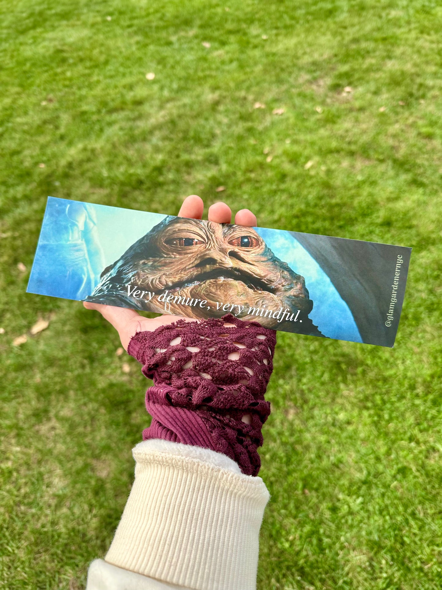Very demure, very mindful • Jabba bumper sticker