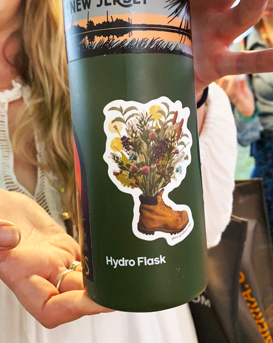 BLOOM WHERE YOU’RE PLANTED | Timberland Wildflower Bouquet sticker
