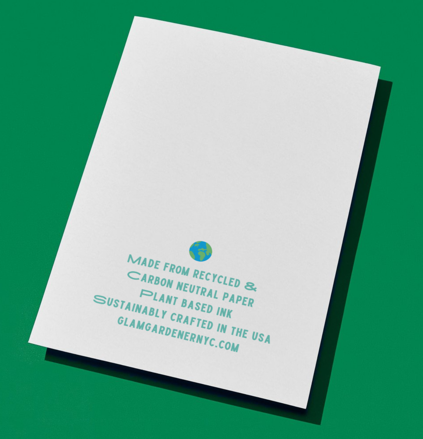 HELLO FROM NEW YORK | Eco-friendly greeting card printed on carbon neutral recycled paper