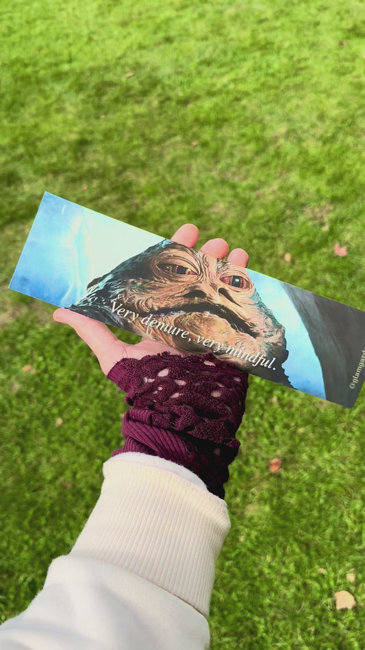 Very demure, very mindful • Jabba bumper sticker