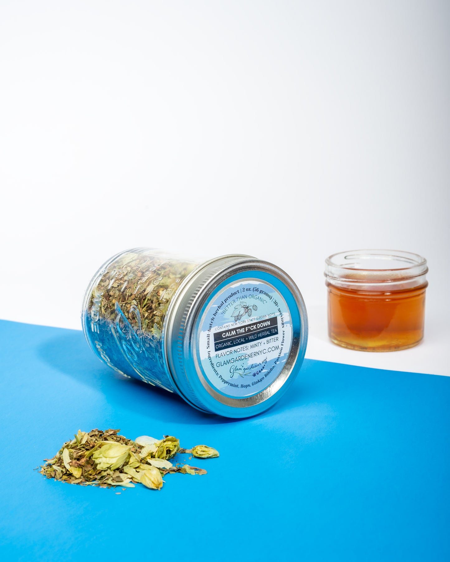 Calm the f*ck down loose leaf herbal tea (calm mood, calm belly, calm mind)