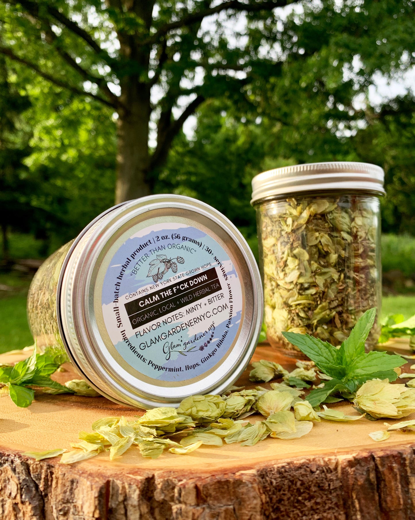Calm the f*ck down loose leaf herbal tea (designed to calm)