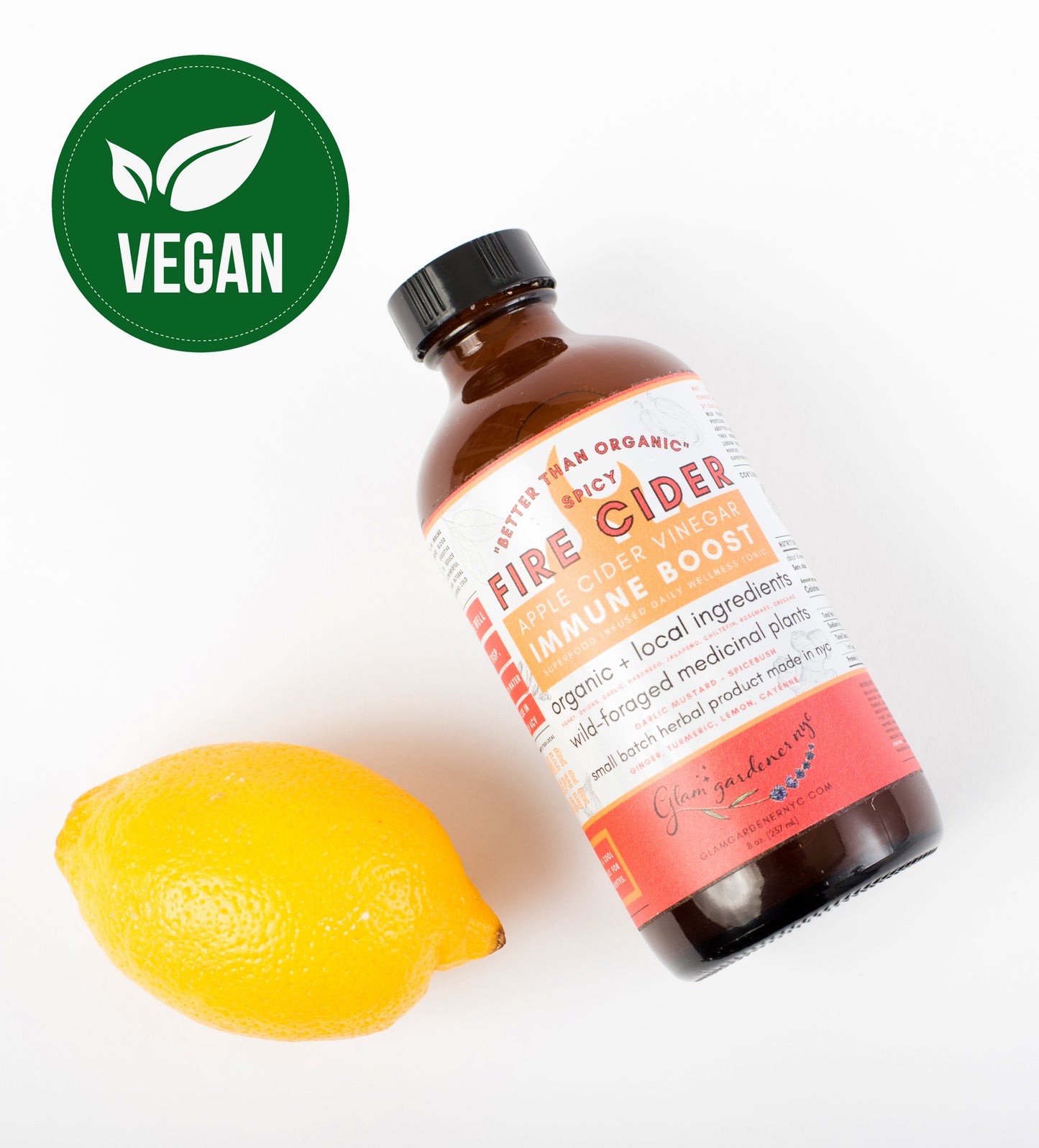 vegan fire cider (superfood infused daily wellness tonic)
