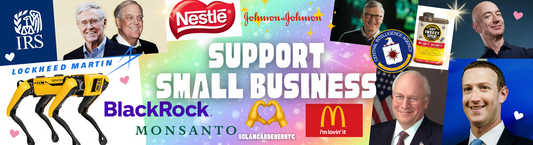 Support small business bumper sticker