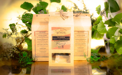 WILD & ORGANIC TEA SAMPLER  | 6 Wild & Organic Teas by Glam Gardener