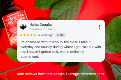 VEGAN FIRE CIDER | Superfood infused daily wellness tonic | Unsweetened with no honey