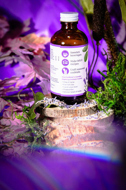 LAVENDER BAYBERRY • Wild Simple Syrup: a wildcrafted & organic liquid sweetener