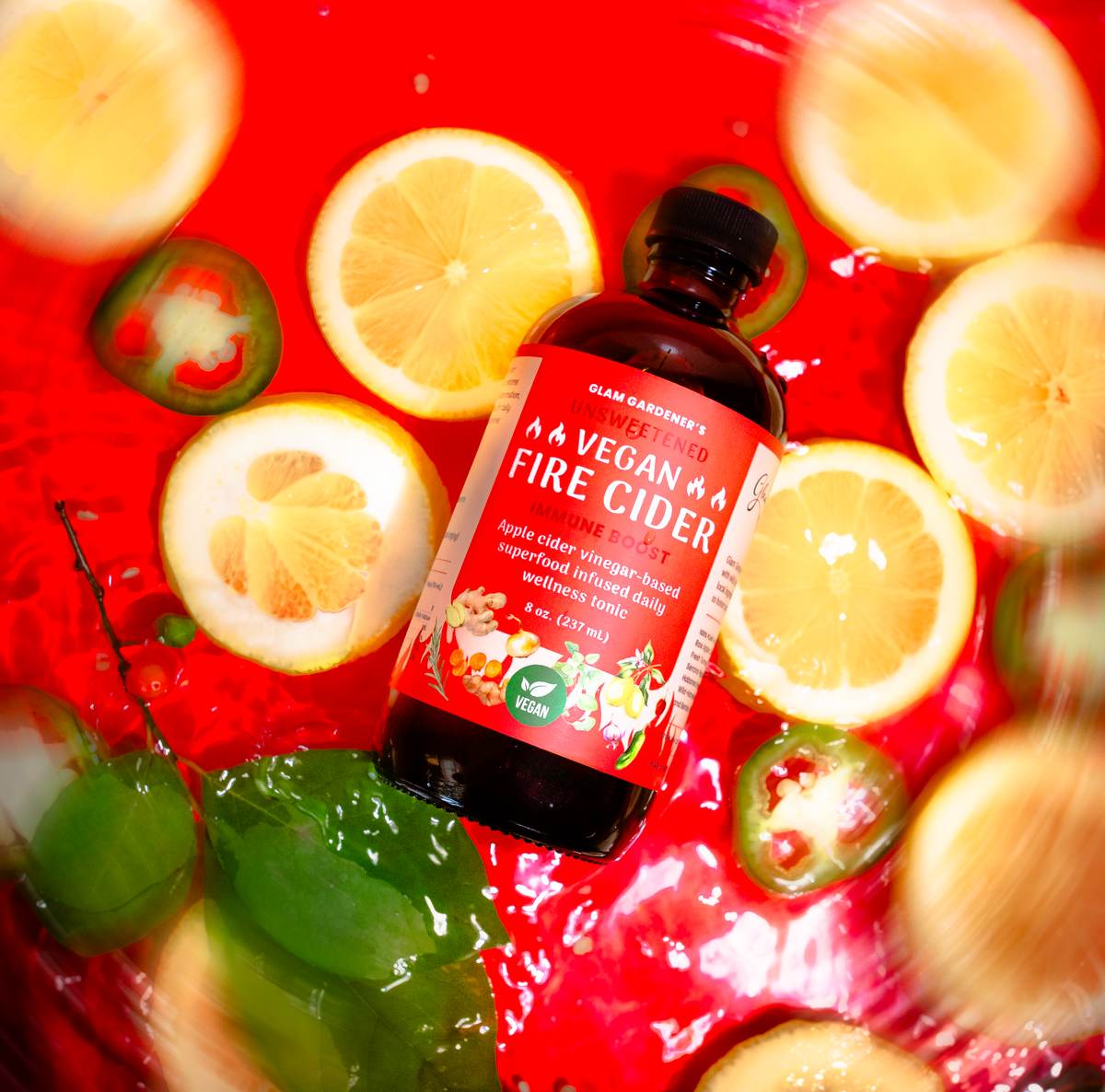Vegan fire cider (superfood infused daily wellness tonic) – Glam ...