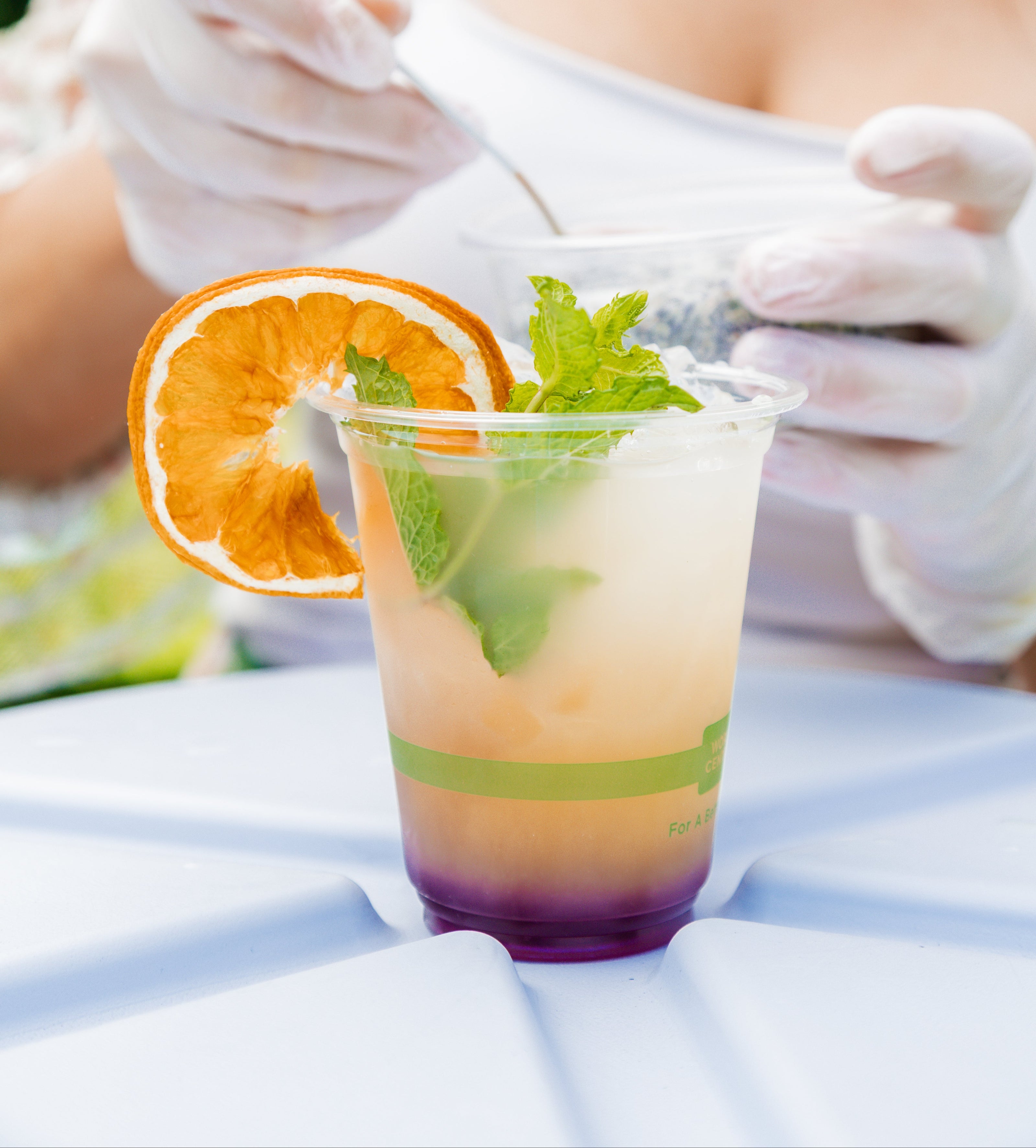 Glam Gardener's wild mocktail and cocktail bar for hire called the Botanical Bar by Glam Gardener NYC