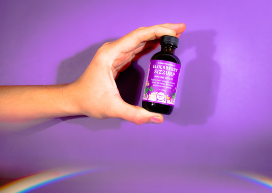 VEGAN Elderberry sizZurp MINI • 100% plant-based with organic maple syrup, wildcrafted elderberries, and organic ingredients