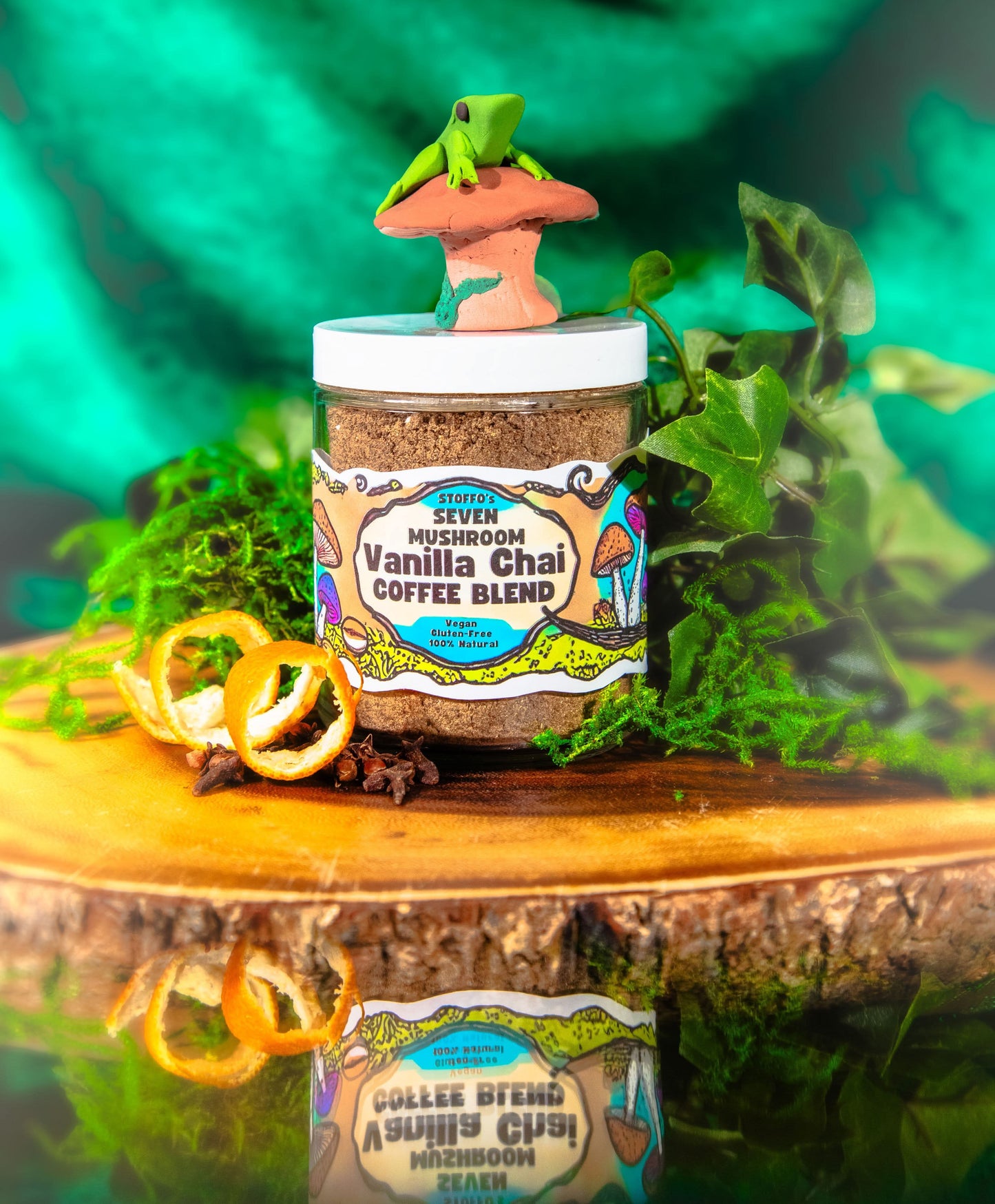 7 MUSHROOM VANILLA CHAI COFFEE | pre-ground mushroom infused coffee with chai flavor