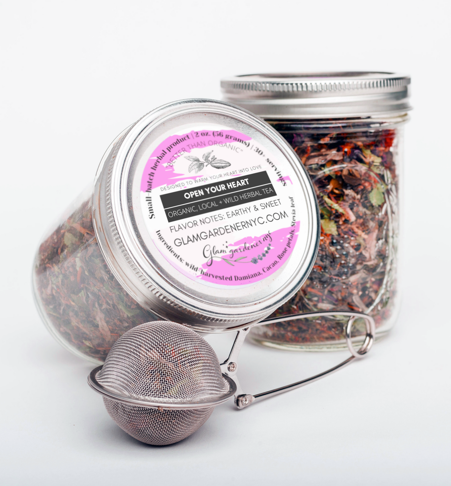 OPEN YOUR HEART | Aphrodisiac & heart-opening looseleaf herbal tea