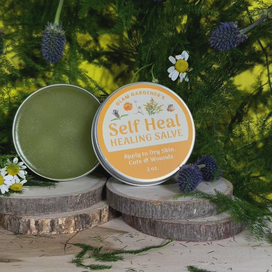 She was a fairy, self heal tik tok by glam gardener about scented salve with calendula, self heal, goldenrod, chamomile, American beeswax, made in the USA in New York & New Jersey