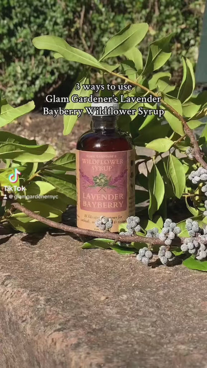 WILDFLOWER SYRUP | Lavender & Bayberry wildcrafted & organic sweetener