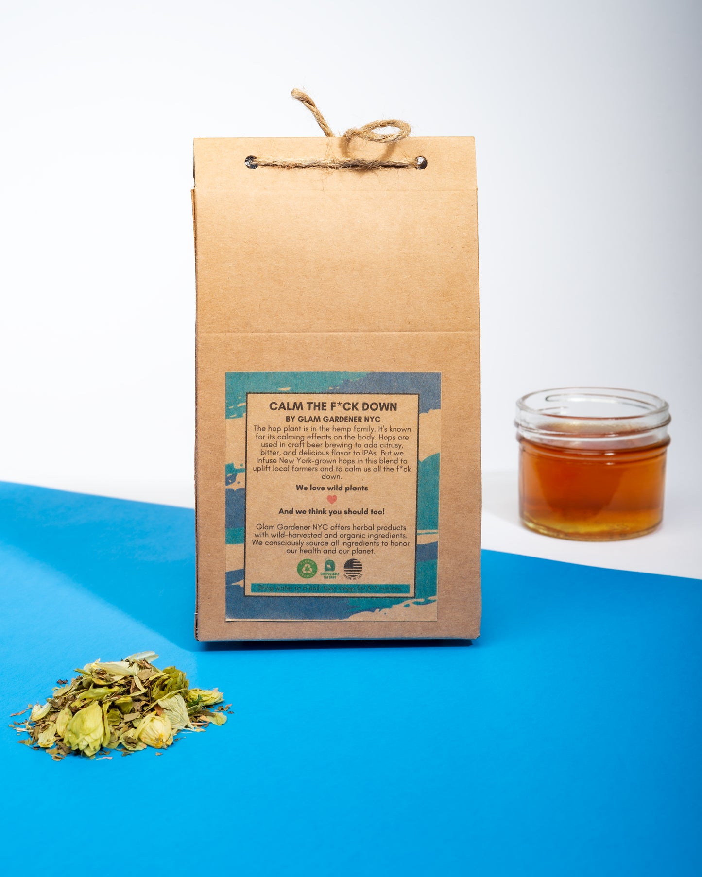 Calm the f*ck down bagged herbal tea (designed to calm)