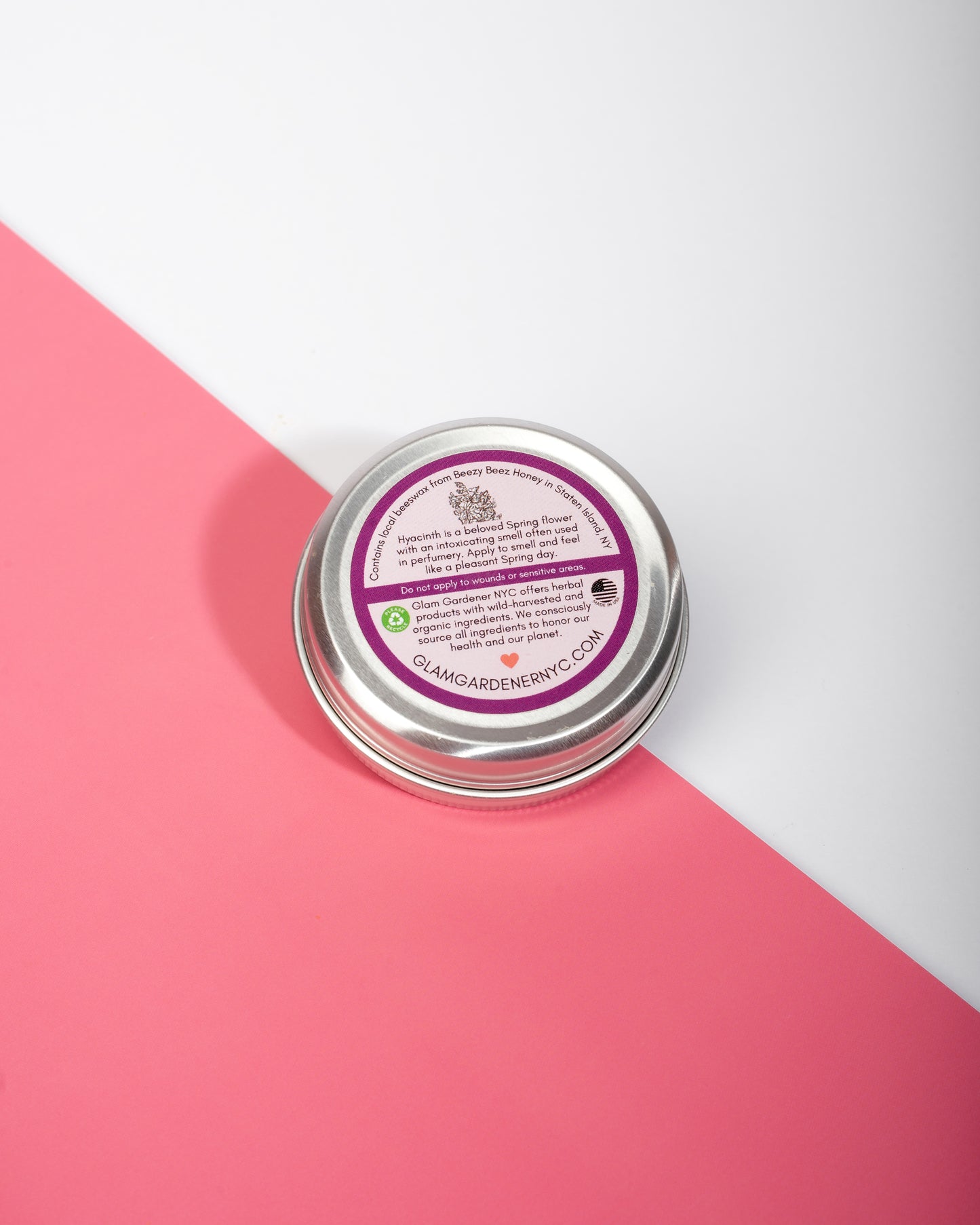 Hyacinth Blooms scented salve | natural solid perfume and healing lotion