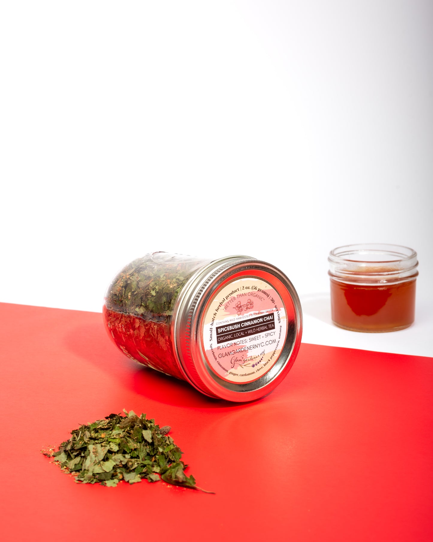 Spicebush Cinnamon Chai tea loose leaf herbal tea (sweet, spicy, and warming)