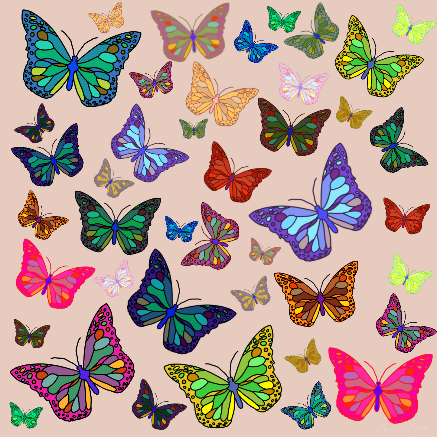 Butterflies are beautiful and so are you print