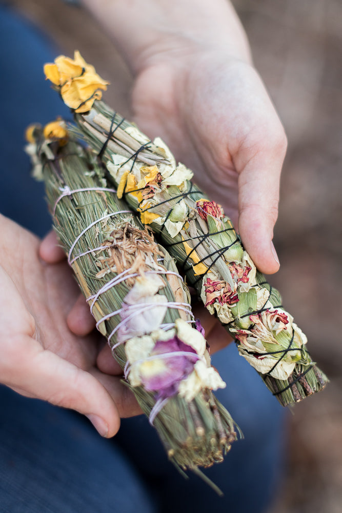 cleanse negativity with our white sage replacement plant bundle crafted by glam gardener in nyc new york all natural